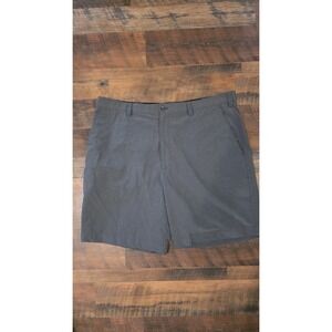 Cutter & Buck Big&Tall Mens Shorts Grey DryTec Bainbridge Golf Flat Front Sz 40